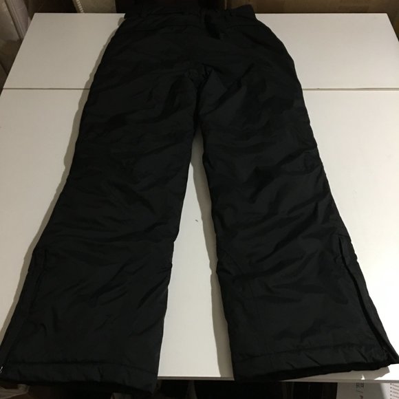 LL Bean Youth 10 Black Ski Snow Pants Outdoor Adjustable Waist Kids - Picture 4 of 9